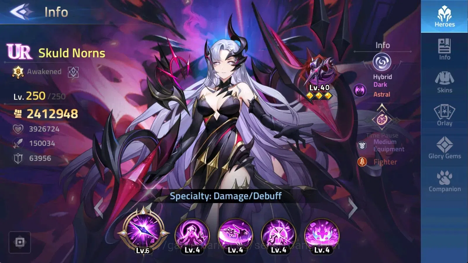 Mobile Legends: Adventure Accounts 70683| S70683 LV 88 13.4M POWER CAMP 50-1 3 UR Sku image 4