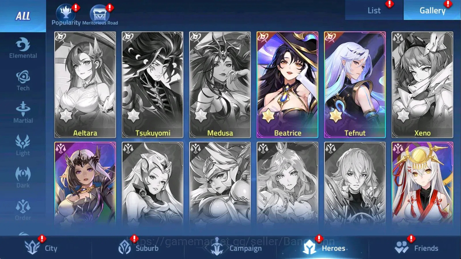 Mobile Legends: Adventure Accounts 70683| S70683 LV 88 13.4M POWER CAMP 50-1 3 UR Sku image 7