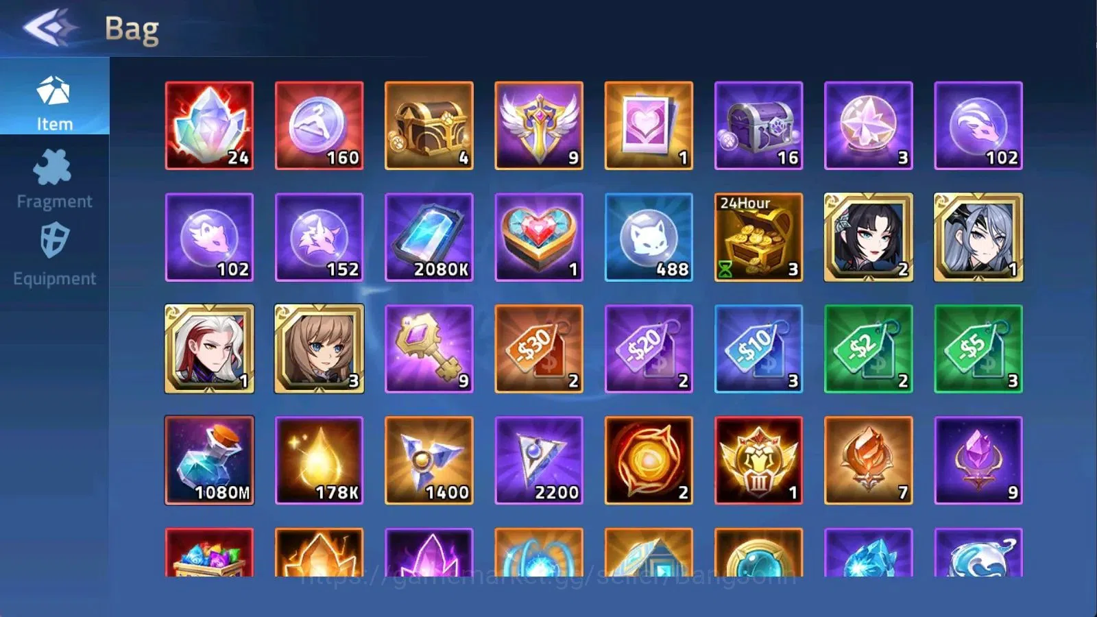 Mobile Legends: Adventure Accounts 70683| S70683 LV 88 13.4M POWER CAMP 50-1 3 UR Sku image 9