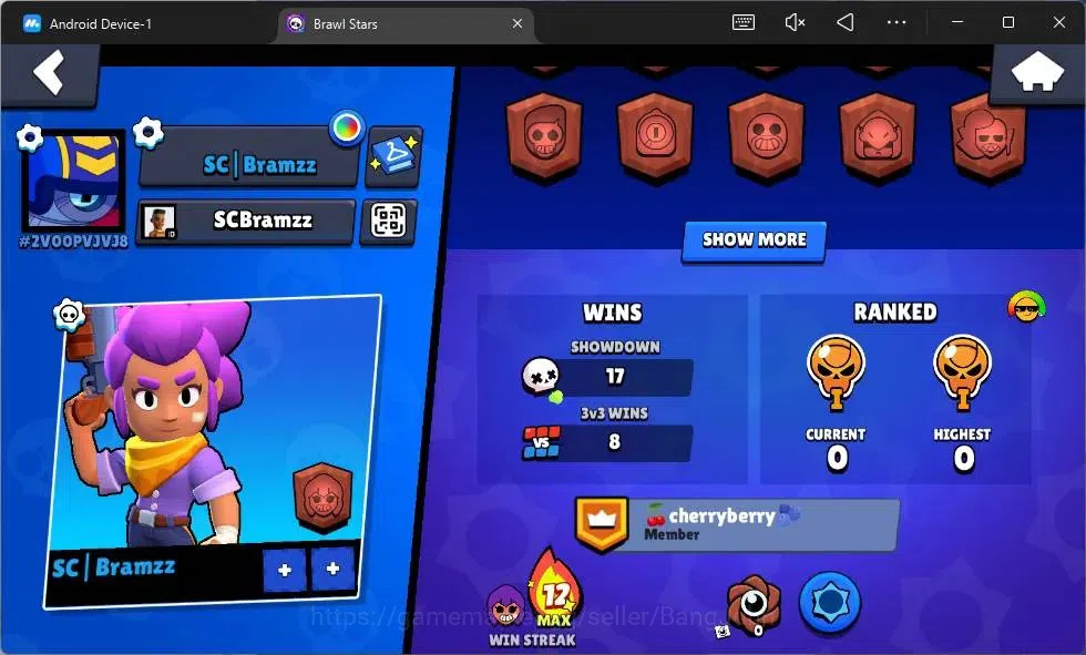 Brawl Stars Accounts Global | 435 Thropy|12 Brawler|1 Max Hypercharge(N image 6