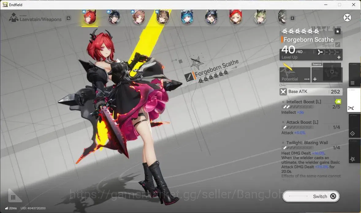 Arknights: Endfield Accounts Asia | Lv 47|4 Limit+3Sign|Laevatain,Gilberta,Tang image 5