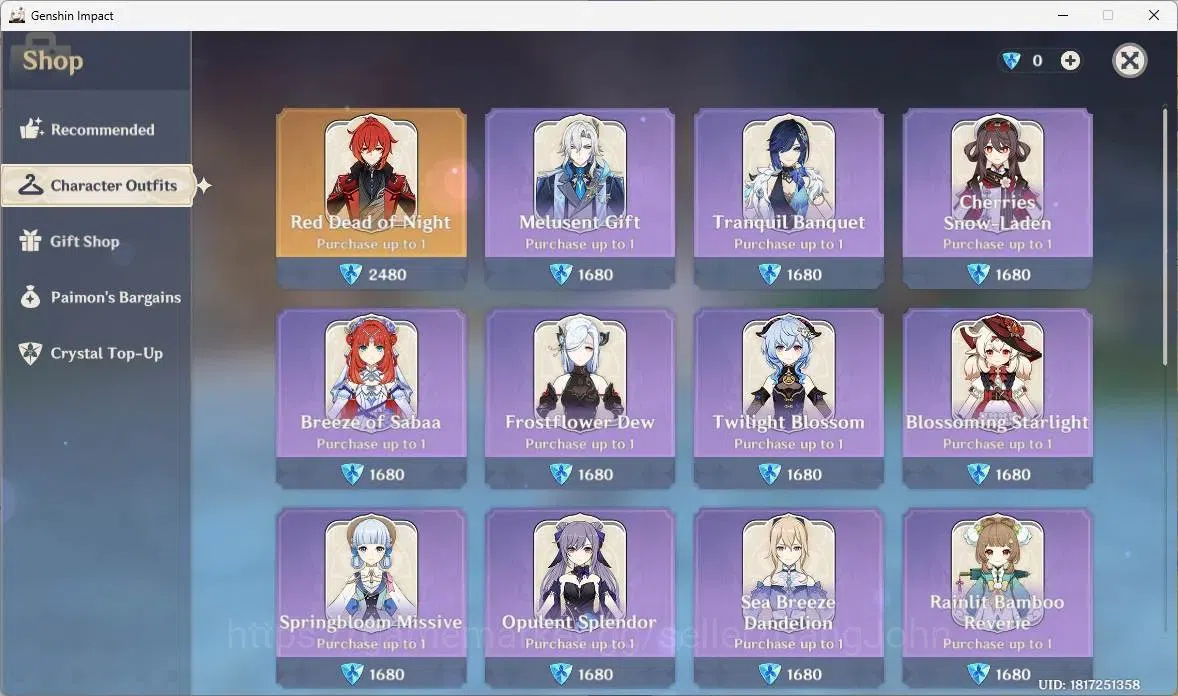 Genshin Impact Accounts ASIA | AR 20 | Starter |1 5*Limit Nicole|2 5*Stand image 1