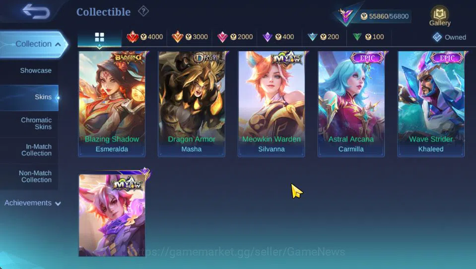 Mobile Legends: Bang Bang Accounts Hero 120|Skin 201|Roger MetroZero,Granger PRIME,Fl image 3