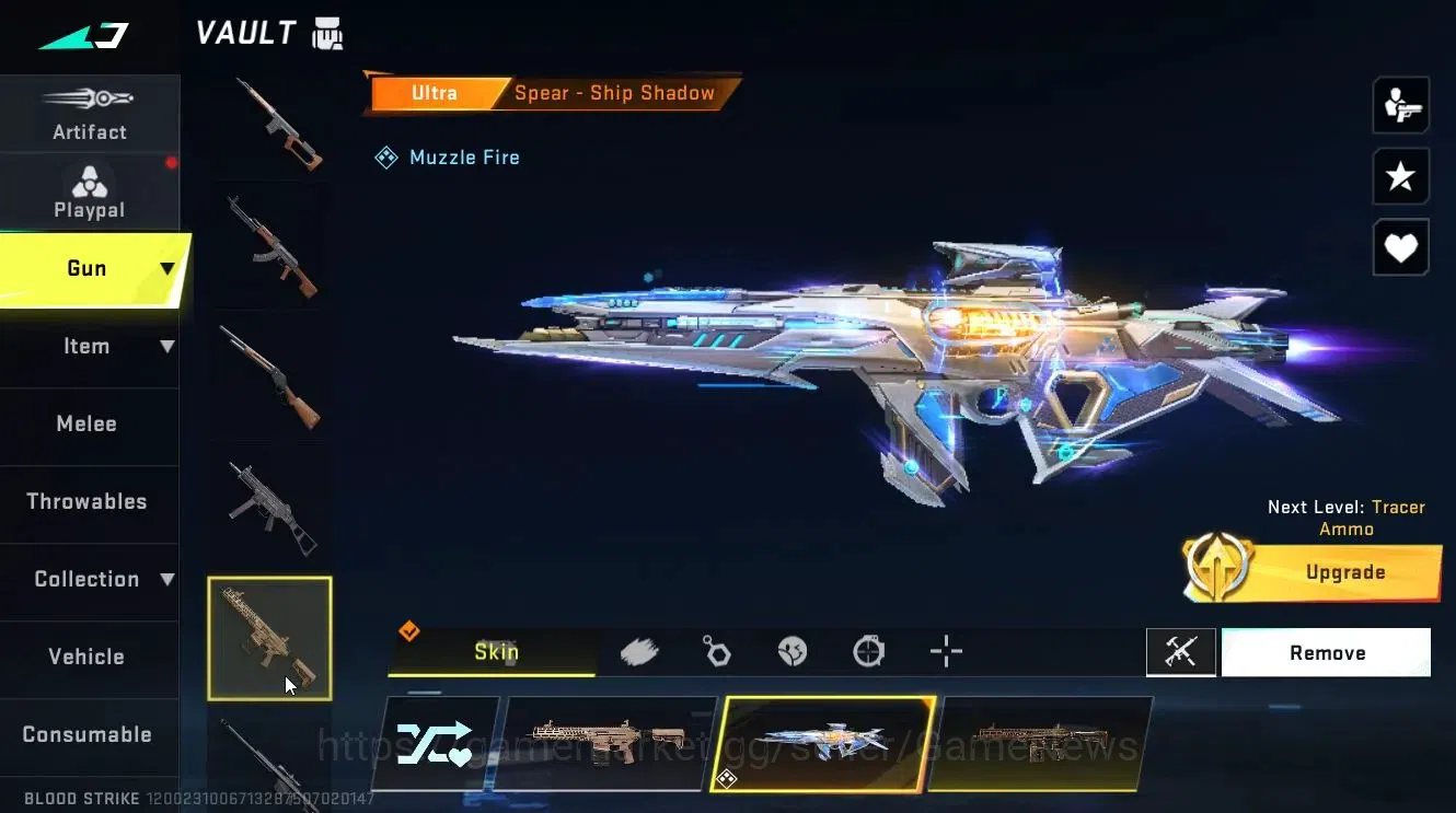 Blood Strike Accounts Collab Skin ASIA|Collab 7DS [AK47-Rhitta, QBZ95-Darkness]|ULTRA [ETHAN,FN2000,SVD,SPEAR]|Limited 12