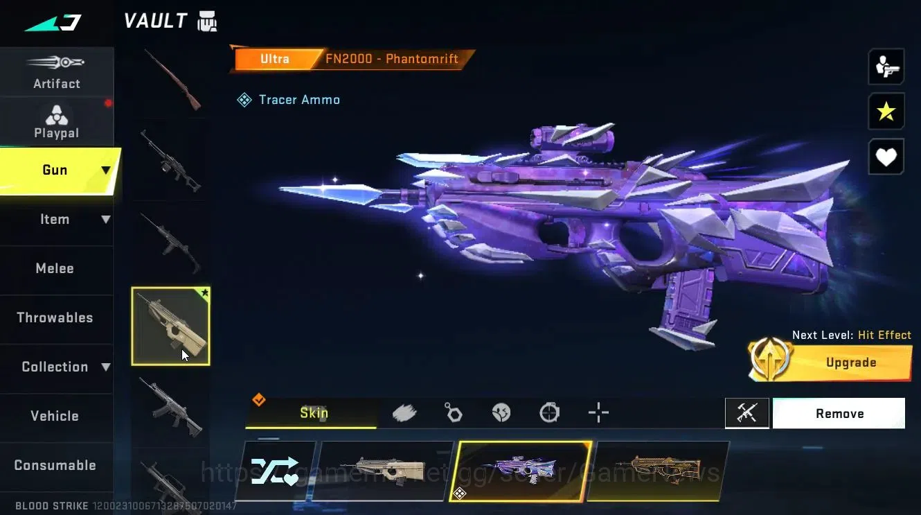 Blood Strike Accounts Collab Skin ASIA|Collab 7DS [AK47-Rhitta, QBZ95-Darkness]|ULTRA [ETHAN,FN2000,SVD,SPEAR]|Limited 8