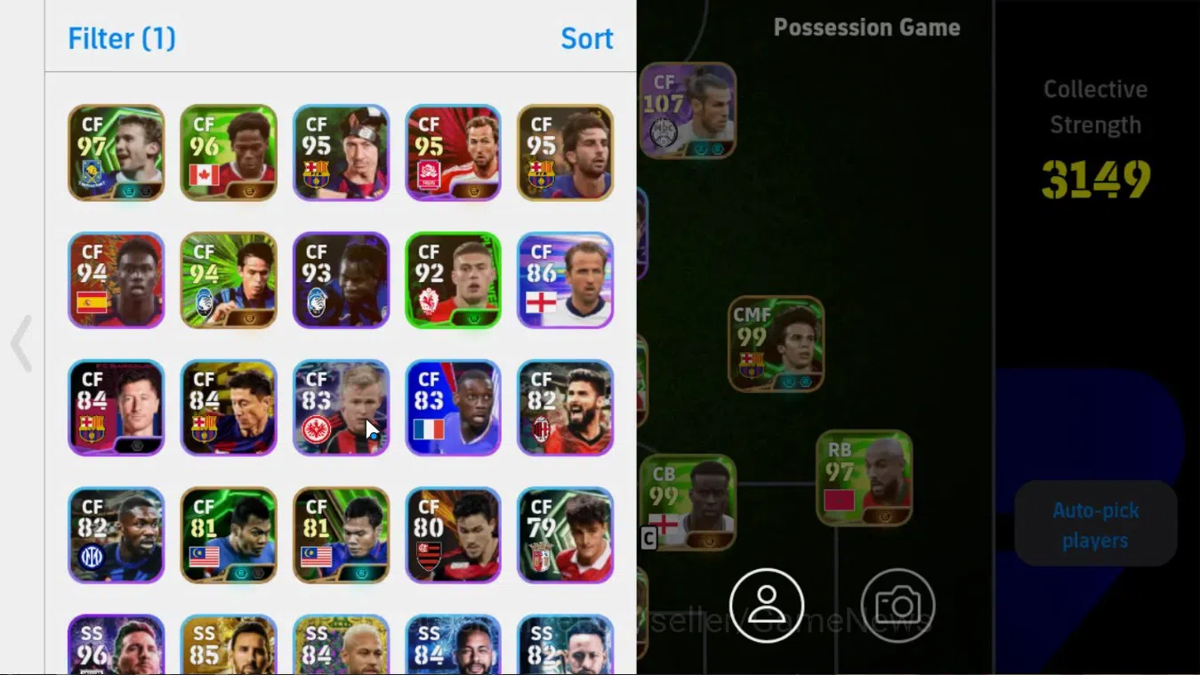 eFootball Accounts Android|Collab Naruto(Gareth Bale,Marcelo),Epic Be image 2