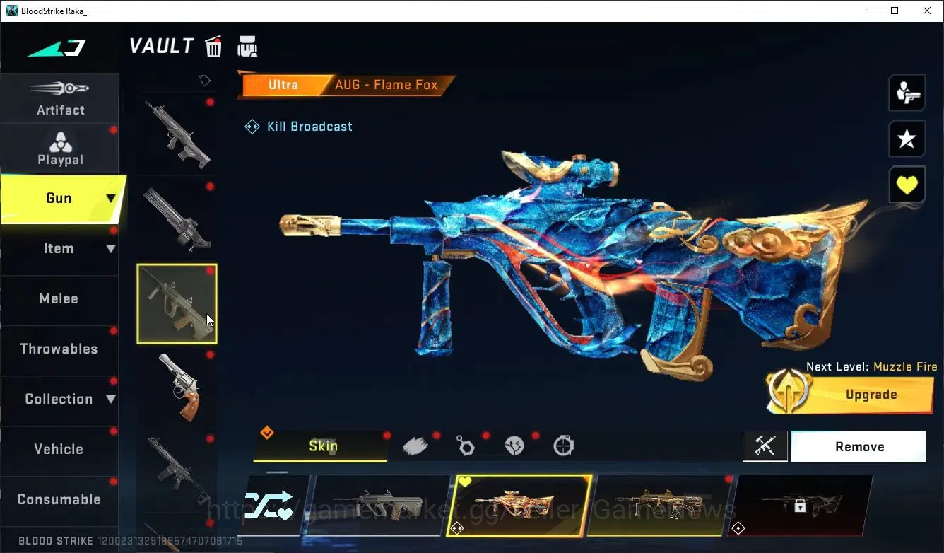 Blood Strike Accounts Collab Skin ASIA|ETERNAL KALA-Whisper+9 ULTRA[ Nacho-PitchStrike,UMP45,AUG,INP9,Etc]|Collab BLEACH 10