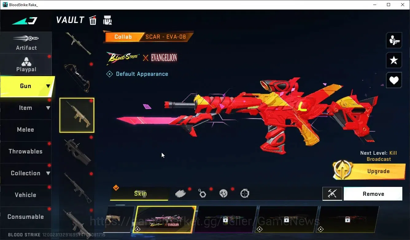 Blood Strike Accounts Collab Skin ASIA|ETERNAL KALA-Whisper+9 ULTRA[ Nacho-PitchStrike,UMP45,AUG,INP9,Etc]|Collab BLEACH 12