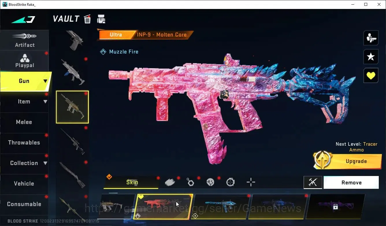 Blood Strike Accounts Collab Skin ASIA|ETERNAL KALA-Whisper+9 ULTRA[ Nacho-PitchStrike,UMP45,AUG,INP9,Etc]|Collab BLEACH 13