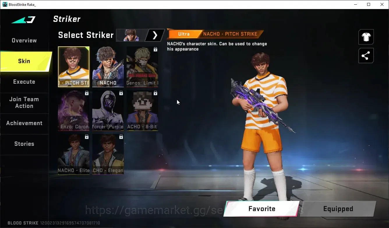 Blood Strike Accounts Collab Skin ASIA|ETERNAL KALA-Whisper+9 ULTRA[ Nacho-PitchStrike,UMP45,AUG,INP9,Etc]|Collab BLEACH 4
