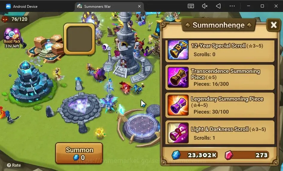 Summoners War: Sky Arena Accounts GLOBAL Lv 100|1 LD[Werner]|17 Total NB5[Gandalf Wa image 13