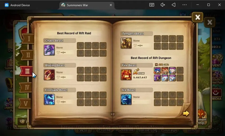Summoners War: Sky Arena Accounts GLOBAL Lv 100|1 LD[Werner]|17 Total NB5[Gandalf Wa image 5