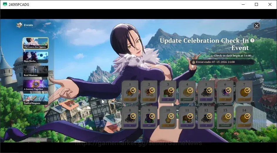 The Seven Deadly Sins: Origin Accounts SEA|Lvl 45|8 SSR|MeliodasP9,DaisyP4,MerlinP7,Manni image 19