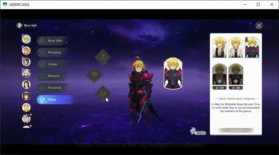 The Seven Deadly Sins: Origin Accounts SEA|Lvl 45|8 SSR|MeliodasP9,DaisyP4,MerlinP7,Manni image 4