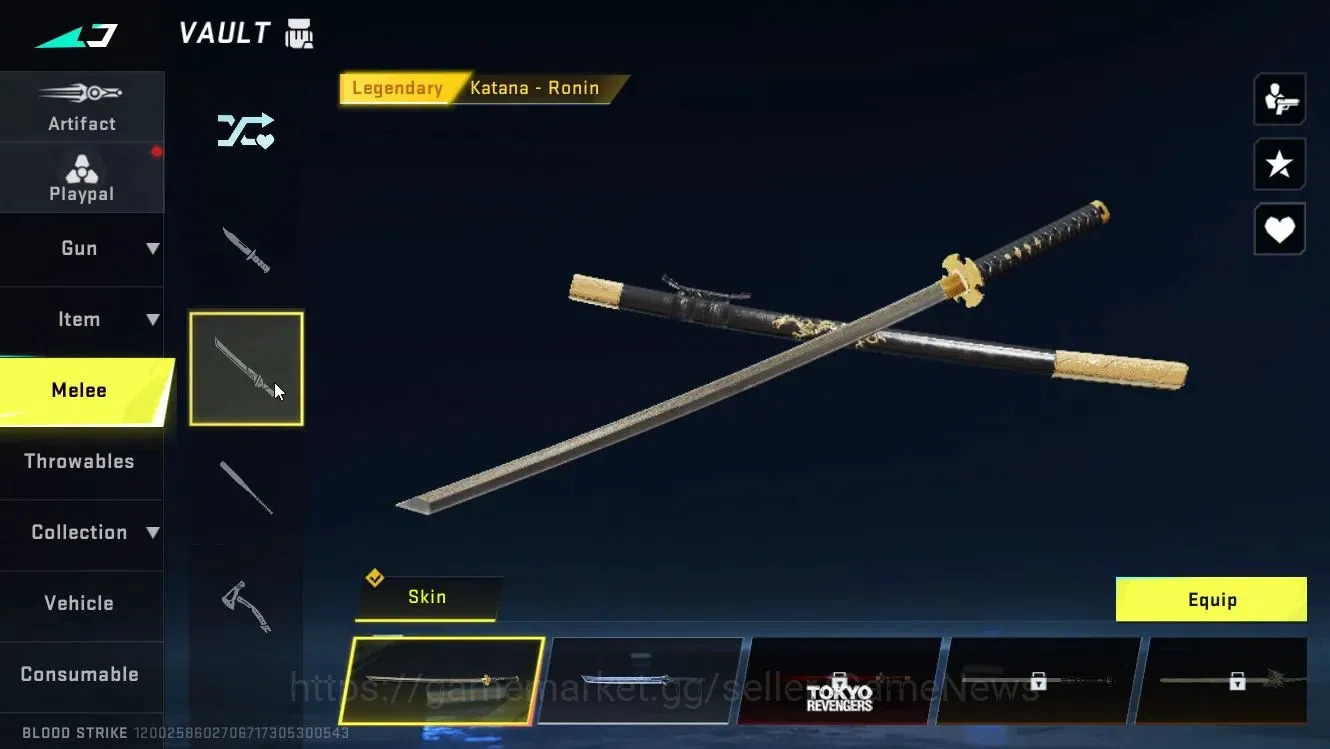 Blood Strike Accounts ASIA|Sedan-Odashadow+11 ULTRA[JET,HANK,MP45,etc]|C image 20
