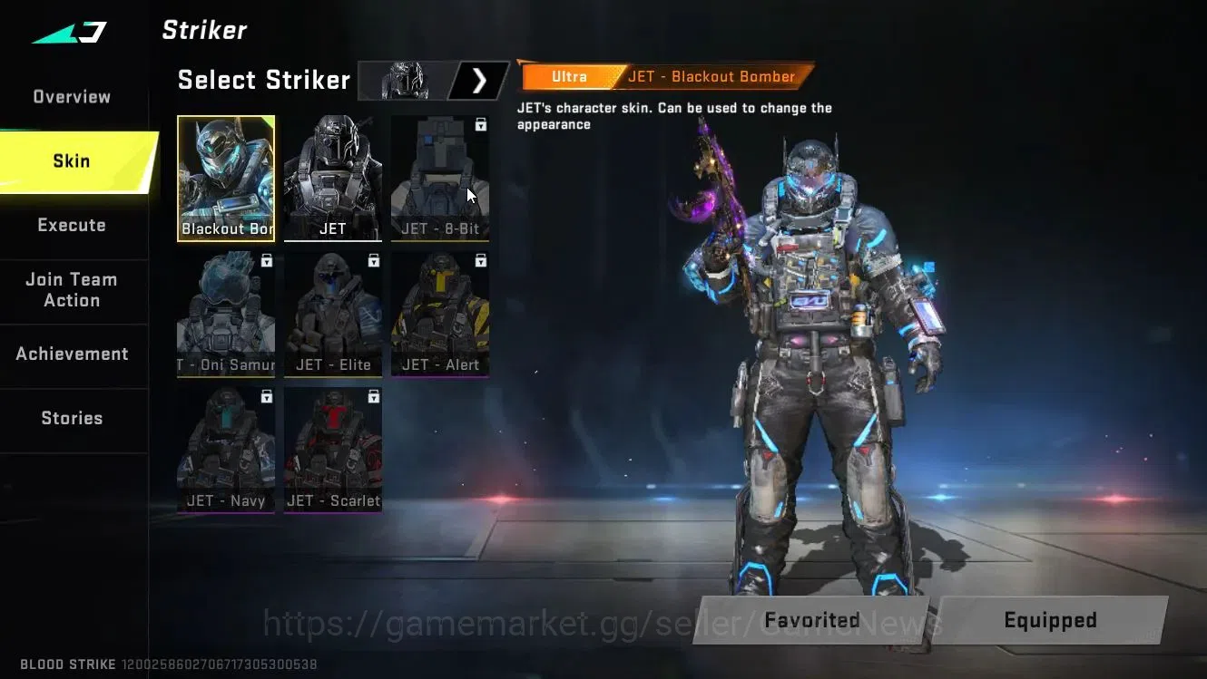 Blood Strike Accounts ASIA|Sedan-Odashadow+11 ULTRA[JET,HANK,MP45,etc]|C image 3