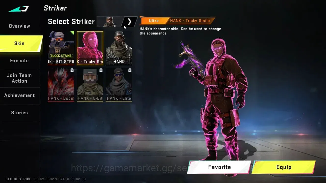 Blood Strike Accounts ASIA|Sedan-Odashadow+11 ULTRA[JET,HANK,MP45,etc]|C image 6
