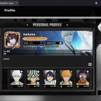 BLEACH: Soul Resonance Accounts Nuverse SEA|Lv.60|8 SSR 8