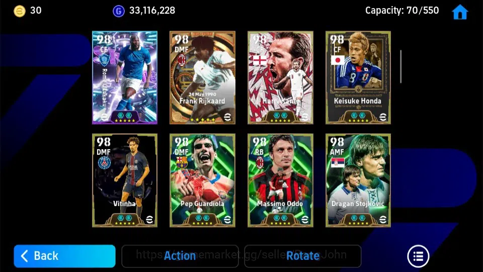 eFootball Accounts Android|PW 3251|Bigtime Rijkaard,Beckham|SHW Mbapp image 4