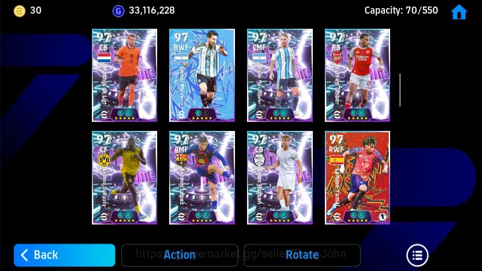 eFootball Accounts Android|PW 3251|Bigtime Rijkaard,Beckham|SHW Mbapp image 5