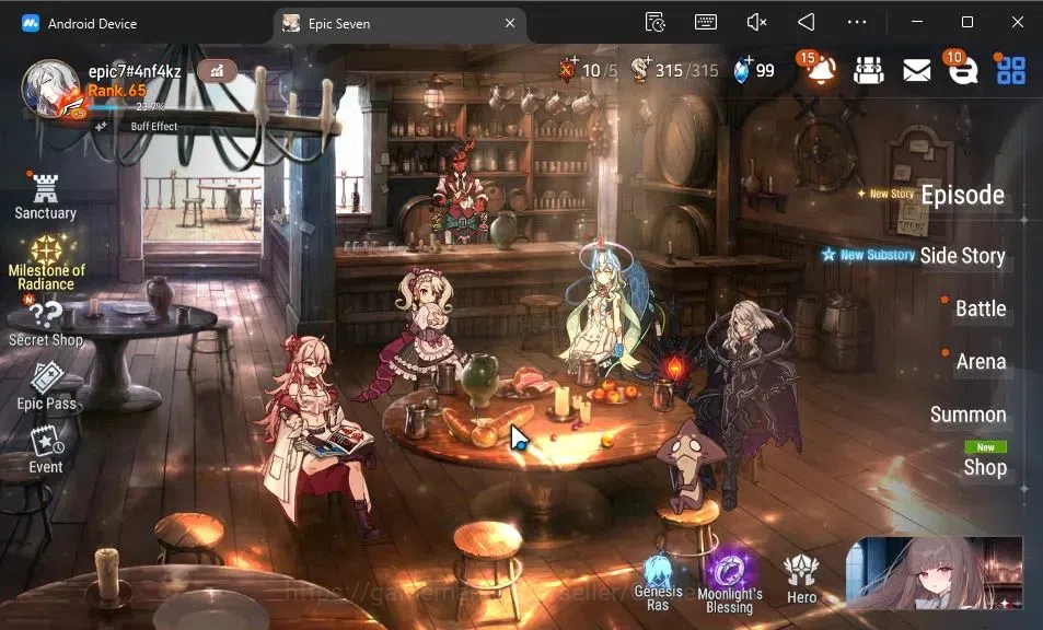 Epic Seven Accounts GLOBAL Unverif|13 ML(BArunka,Har setti,Belian,Etc) image 1
