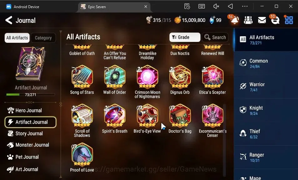 Epic Seven Accounts GLOBAL Unverif|13 ML(BArunka,Har setti,Belian,Etc) image 11