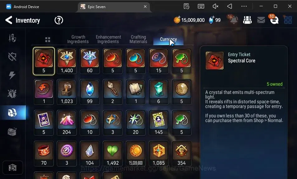 Epic Seven Accounts GLOBAL Unverif|13 ML(BArunka,Har setti,Belian,Etc) image 16