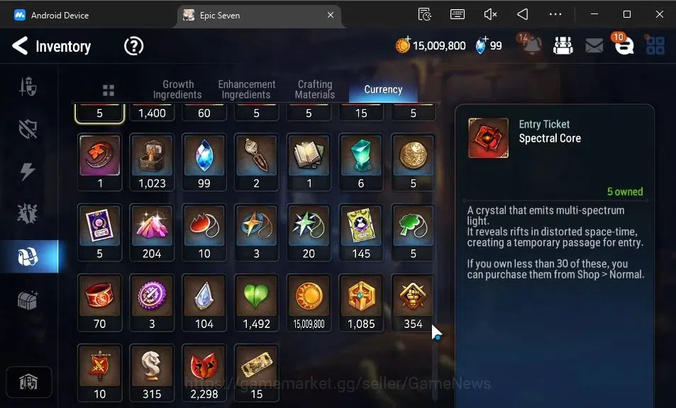 Epic Seven Accounts GLOBAL Unverif|13 ML(BArunka,Har setti,Belian,Etc) image 17