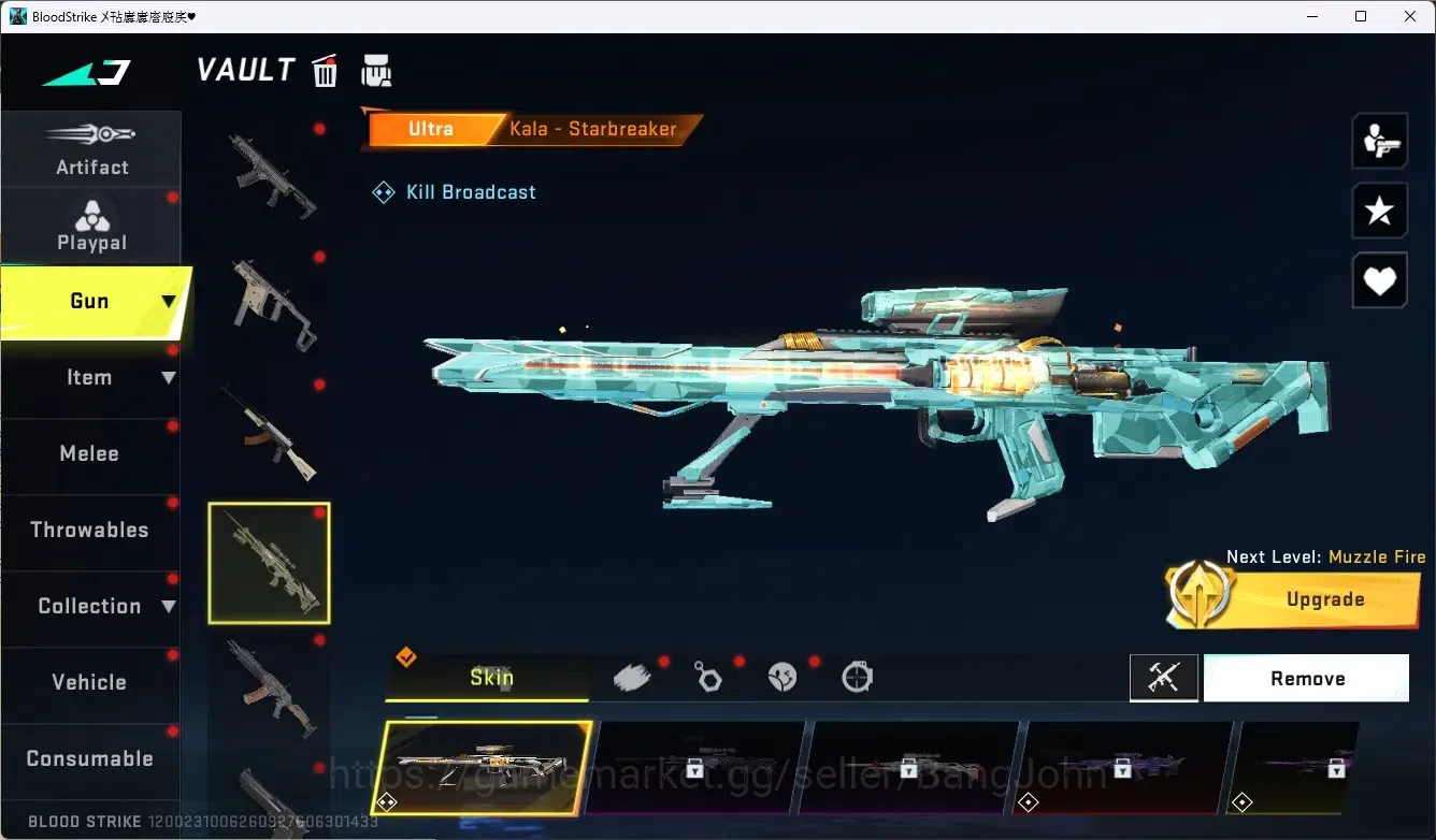 Blood Strike Accounts ASIA |2 Collab Gun [7DS&EVA]|4 Limited Gun|9 Ultra image 8