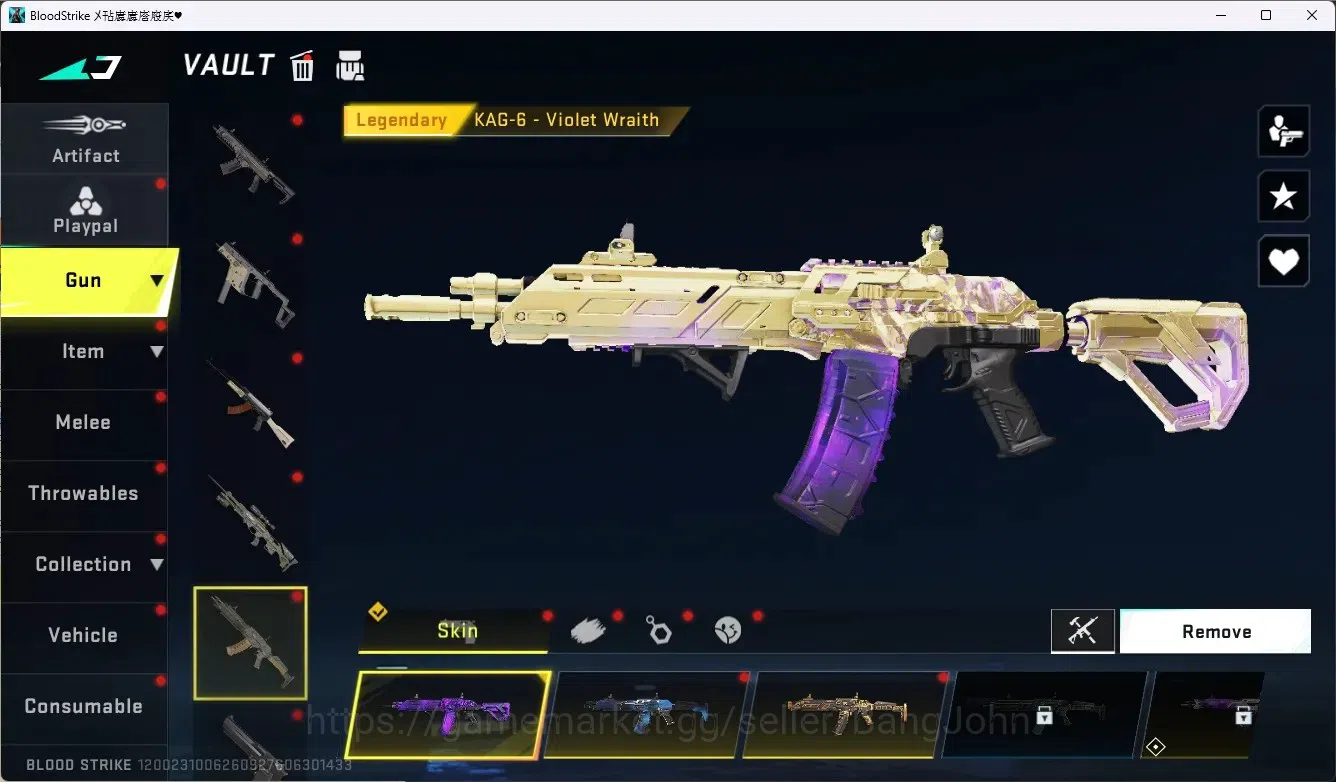 Blood Strike Accounts ASIA |2 Collab Gun [7DS&EVA]|4 Limited Gun|9 Ultra image 9