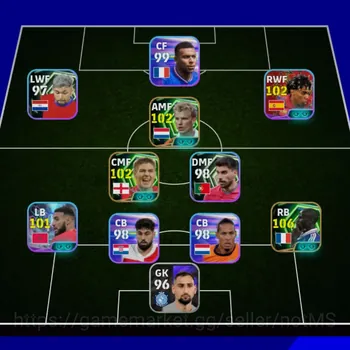 eFootball Accounts Legends & Iconic Players Efootball Collective Strength 3070 - Lilian Thuram 106 - Yamal 102 - Ready To