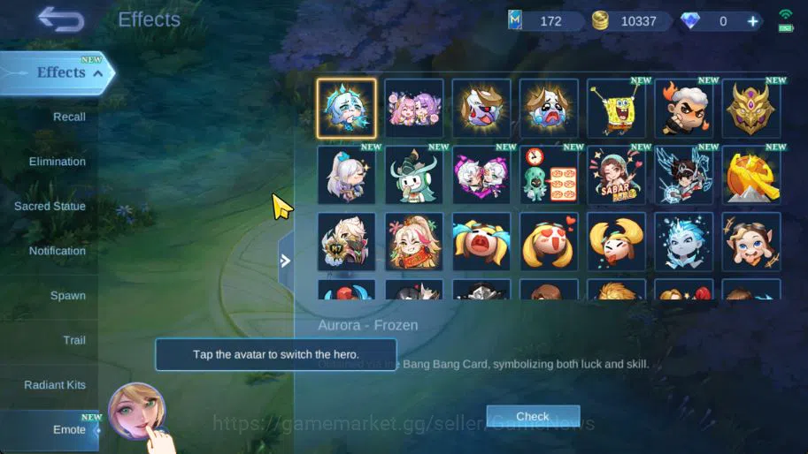 Mobile Legends: Bang Bang Accounts Hero 83|Skin 160|CC Khufra,LBox Kimmy,P ACE Cici,V image 2