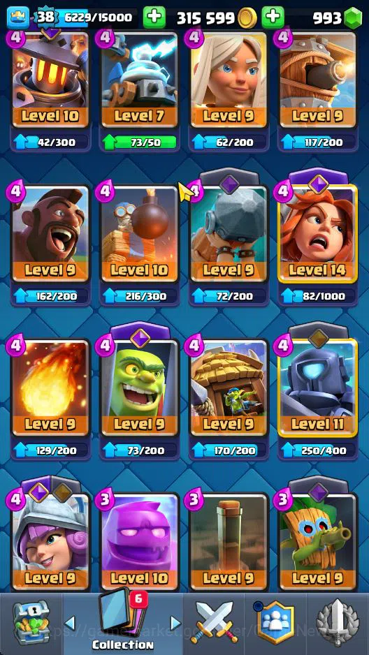 Clash Royale Accounts Lv 38|Trophy 9043|KTL 13|Limit Skin|Total Card 121 image 12