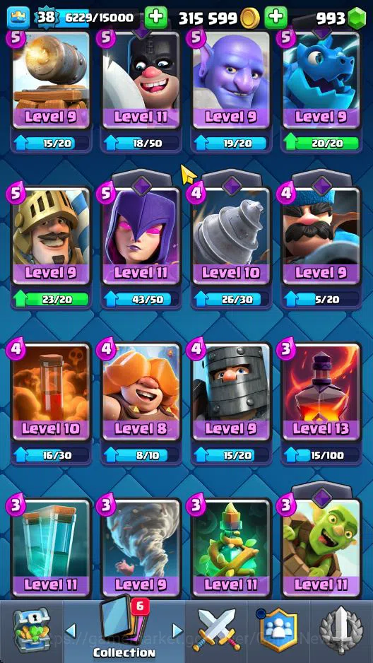 Clash Royale Accounts Lv 38|Trophy 9043|KTL 13|Limit Skin|Total Card 121 image 13