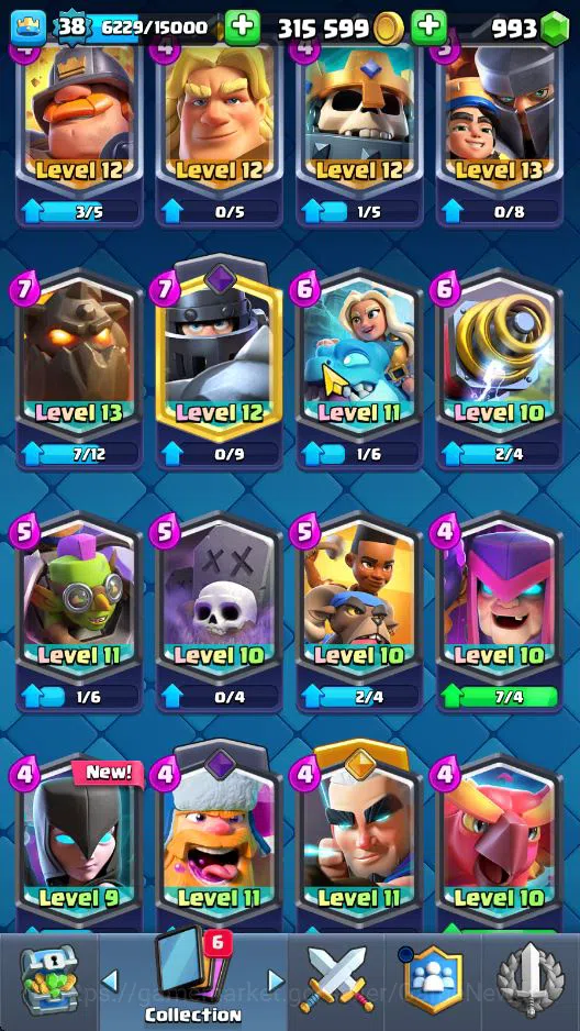 Clash Royale Accounts Lv 38|Trophy 9043|KTL 13|Limit Skin|Total Card 121 image 15