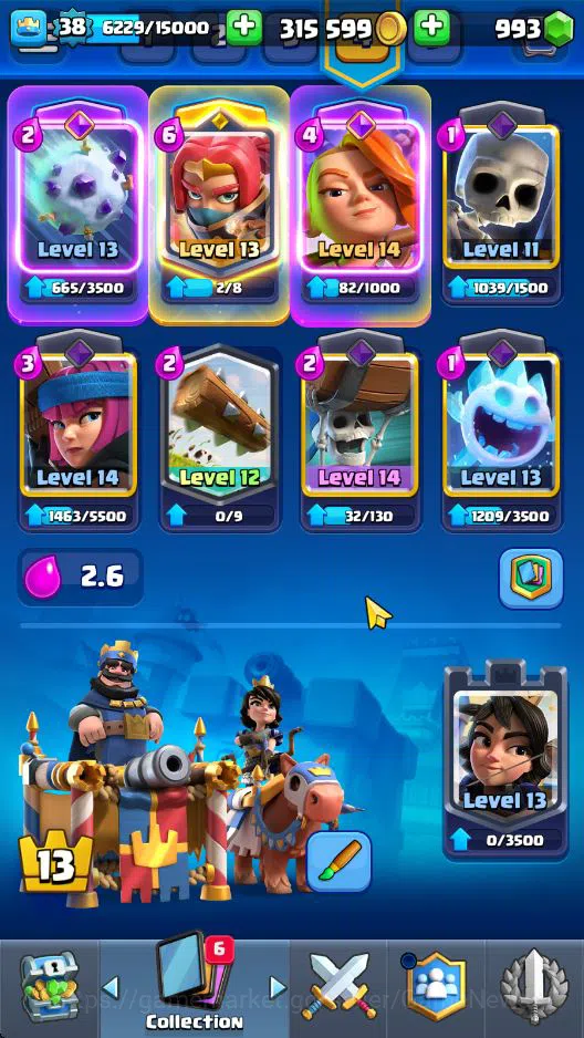 Clash Royale Accounts Lv 38|Trophy 9043|KTL 13|Limit Skin|Total Card 121 image 17
