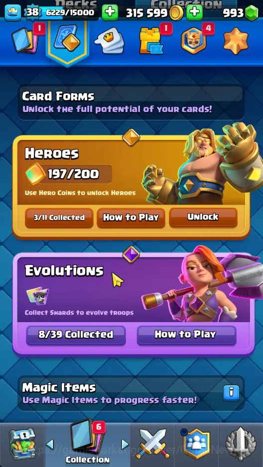 Clash Royale Accounts Lv 38|Trophy 9043|KTL 13|Limit Skin|Total Card 121 image 8