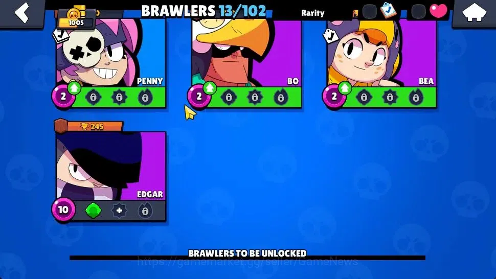 Brawl Stars Accounts 1005 Trophy | 13 Brawlers 2 Max Lv (Shelly,Poco) | image 9