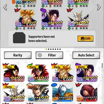 Dragon Ball Legends Accounts High-End Android | Lv 150 | 10M Total Power | 112 CC | 5 UL | UL: OmegaShenron,Vegeta,SS