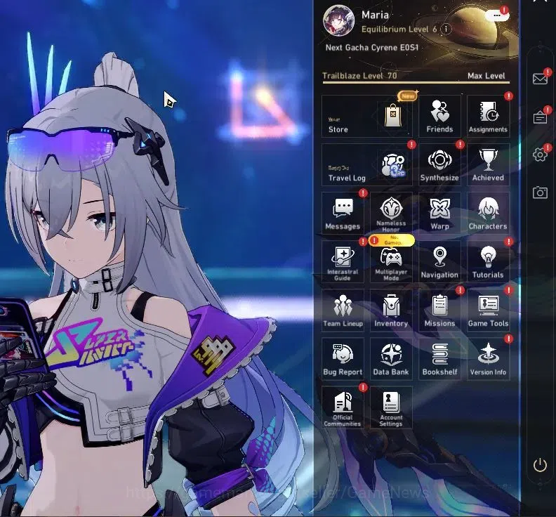 Honkai Star Rail Accounts Asia|TL 70|10 Limited|[Cyrene,Evanescia,SW 999,Spa image 1