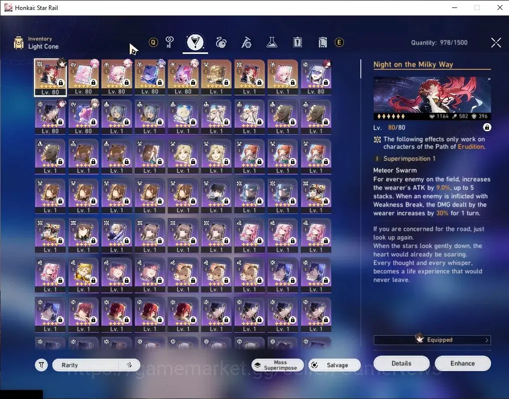Honkai Star Rail Accounts Asia|TL 70|10 Limited|[Cyrene,Evanescia,SW 999,Spa image 5