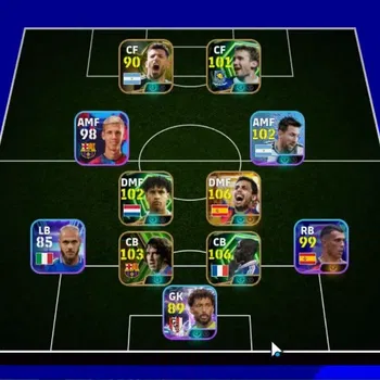 eFootball Accounts Legends & Iconic Players Android|Big Time Rodri Spain '26|Epic Lilian Thuram,Carles