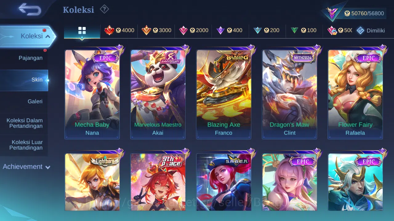 Mobile Legends: Bang Bang Accounts Hero 130 | Skin 247 | Transformers Roger | Lighbor image 3