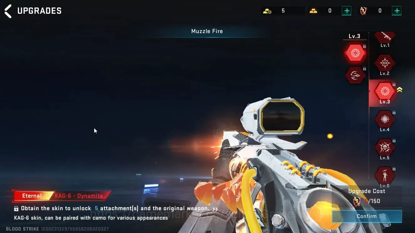 Blood Strike Accounts ASIA|ETERNAL[M4A1 Lv4,KAG-6 Lv3]|Colab EVA[SCAR]|U image 14