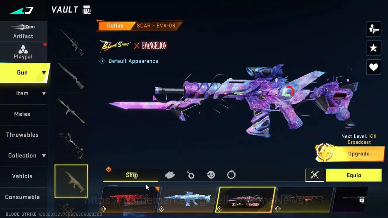 Blood Strike Accounts ASIA|ETERNAL[M4A1 Lv4,KAG-6 Lv3]|Colab EVA[SCAR]|U image 20