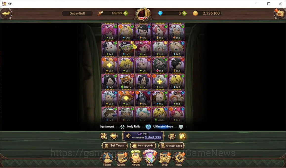 The Seven Deadly Sins: Grand Cross Accounts Asia|3,5M CC|3 LR+6 UR+ Collab ReZero,FF|Brunhild, image 14