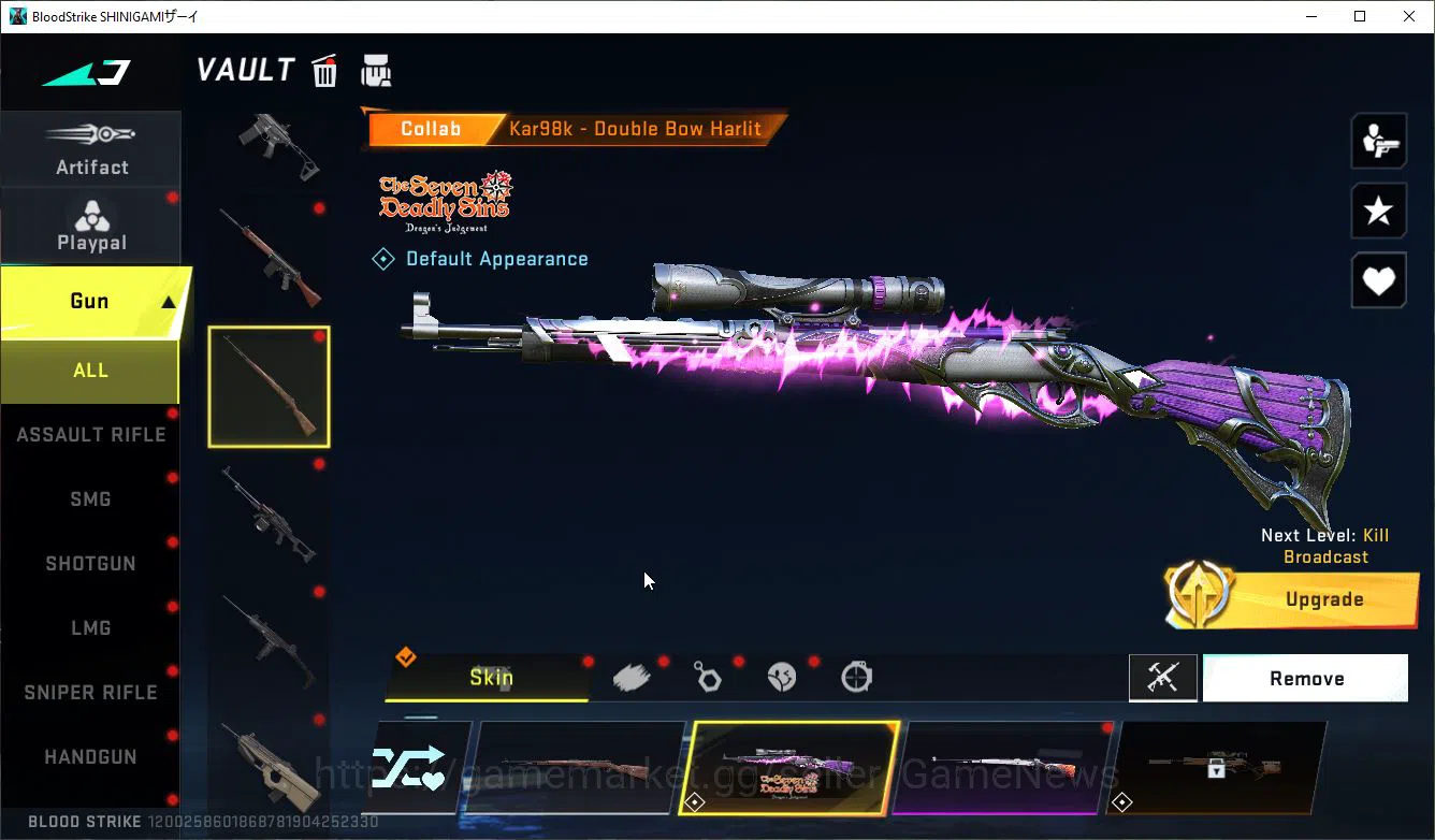 Blood Strike Accounts ASIA|Collab BLEACH Lv2 M82-Tensa Zangetsu,Byakuya, image 8