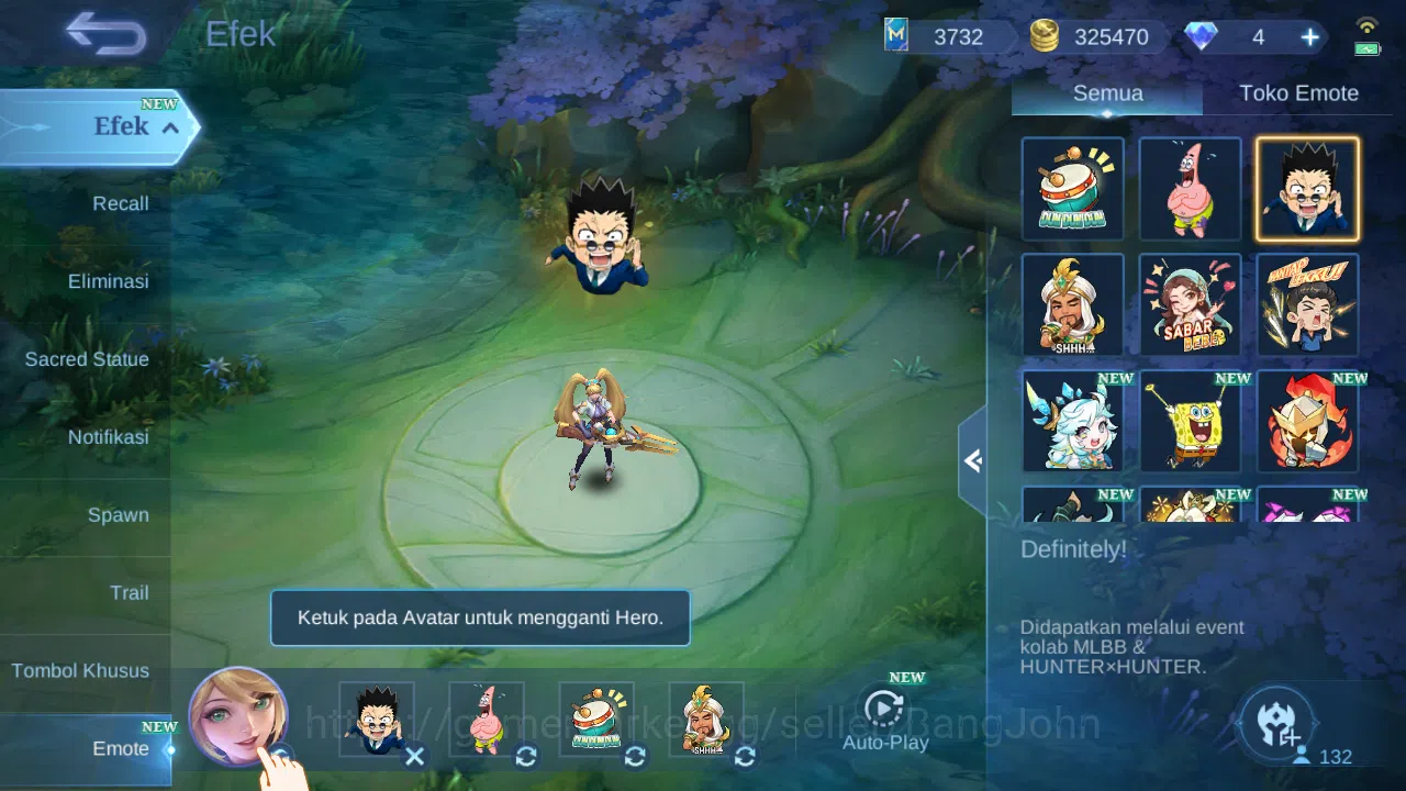 Mobile Legends: Bang Bang Accounts Hero 132 Skin 271 | Luckybox Johnson | Annual Kagu image 15