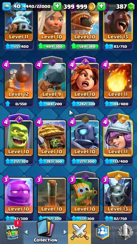 Clash Royale Accounts Lv 40|Trophy 8864|KTL 13|11 EVO 4 Champ 21 Legend image 10