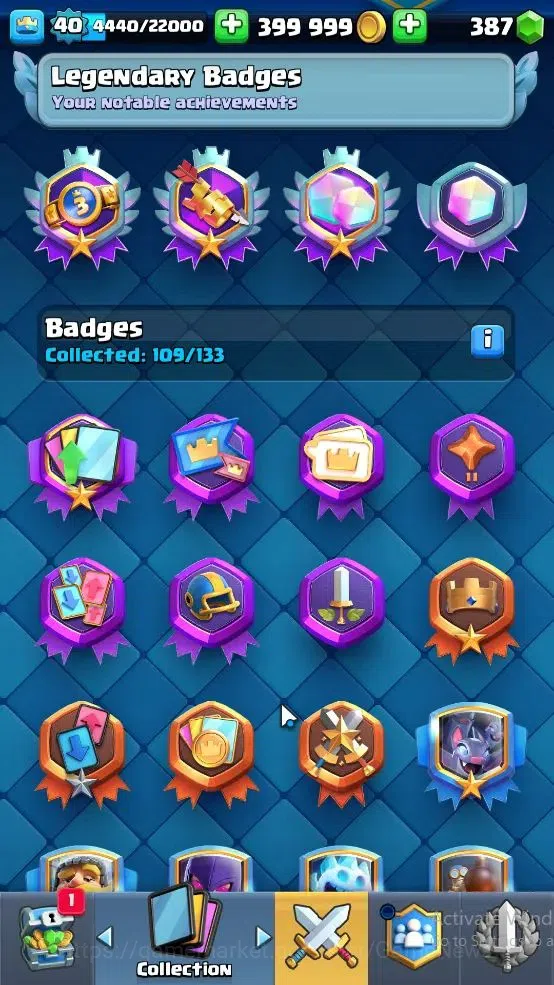 Clash Royale Accounts Lv 40|Trophy 8864|KTL 13|11 EVO 4 Champ 21 Legend image 20